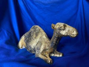 Jane Mill-Irving,  Camel. Ceramic with gold leaf  30cm x 15cm.  NFS   
